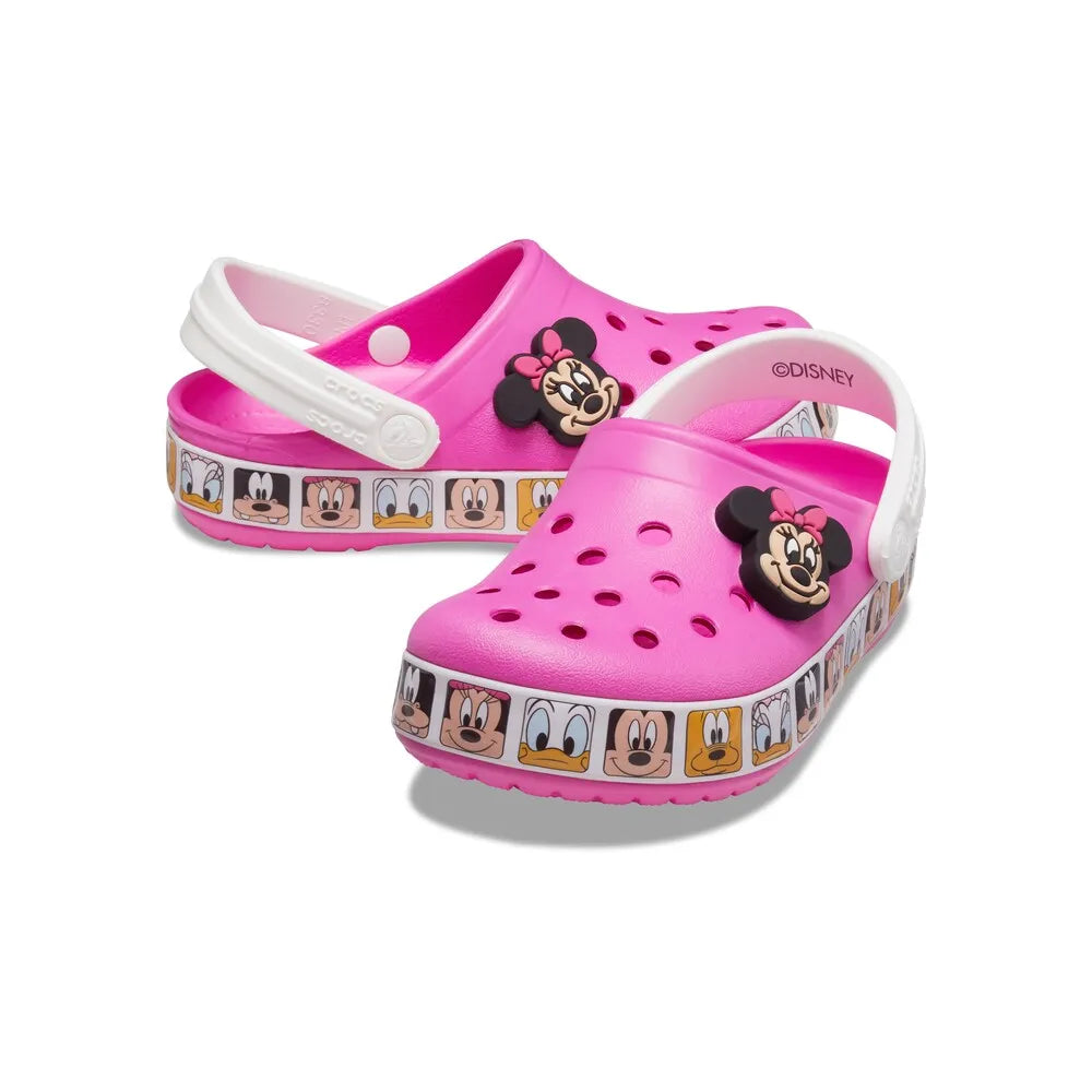 Sandália Crocs Fun Lab Minnie Band Clog Infanto Juvenil