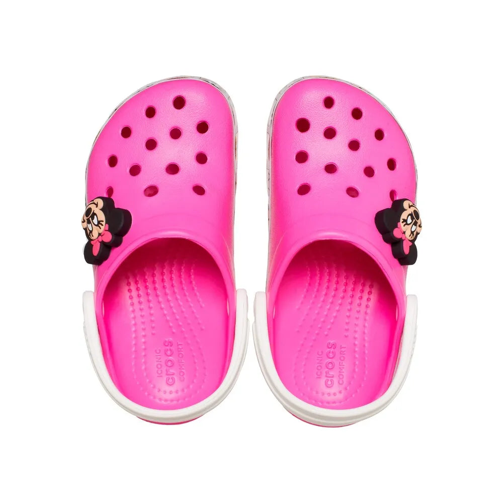 Sandália Crocs Fun Lab Minnie Band Clog Infanto Juvenil